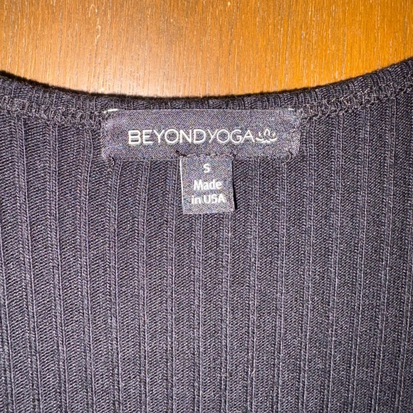 Beyond Yoga Knitted Ribbed Jumpsuit in Black - Picture 2 of 5
